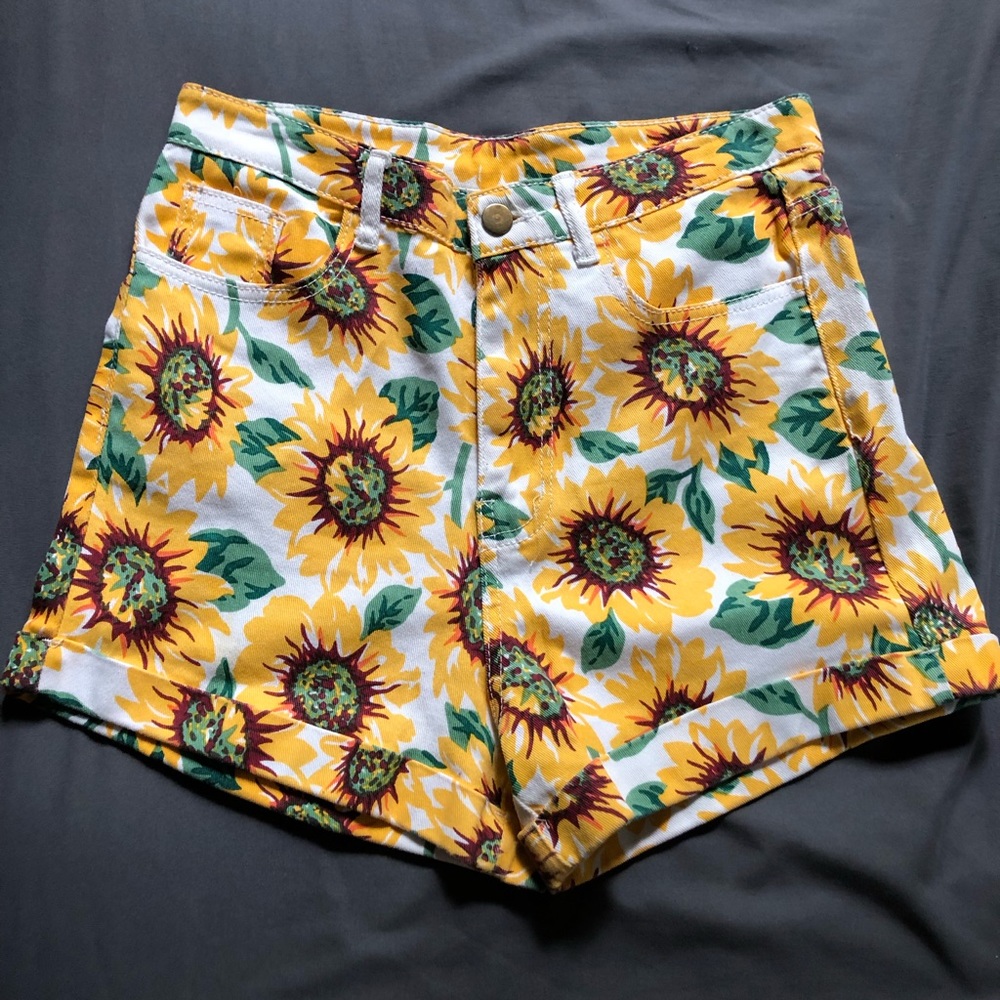Sunflower High waisted Shorts